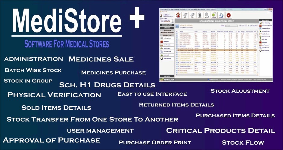 MediStore + (Software for Medical Store)